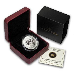 2011 $10 1/2oz Silver Maple Leaf Forever